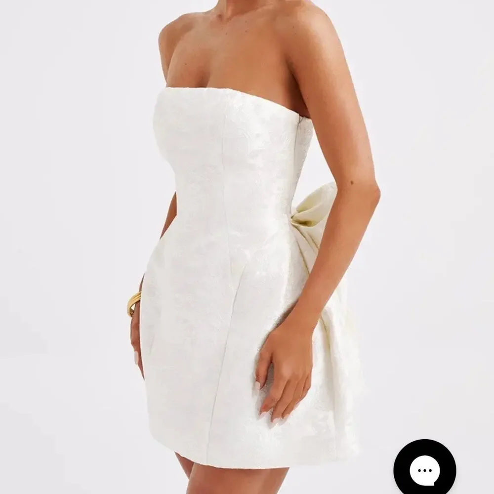 NWT BabyBoo Eleanora Mini Dress in Ivory - Picture 5 of 8